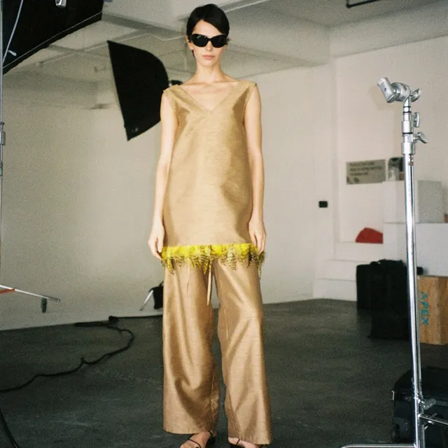 Everyone’s Wearing Taffeta Pants—9 Ways to Style Yours