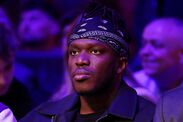 KSI at Dereck Chisora v Deontay Wilder