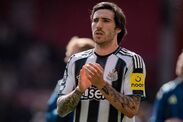 Sandro Tonali of Newcastle United applauds the fans after the final whistle during the Premier League match between Nottingham F