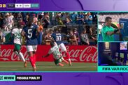 Kylian Mbappe was denied a penalty