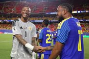 Curacao players react