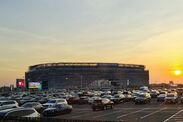 Sunset View Of MetLife Stadium In East Rutherford