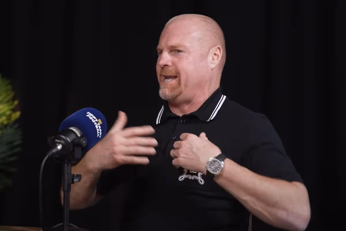 Sean Dyche on the No Tippy Tappy Football podcast