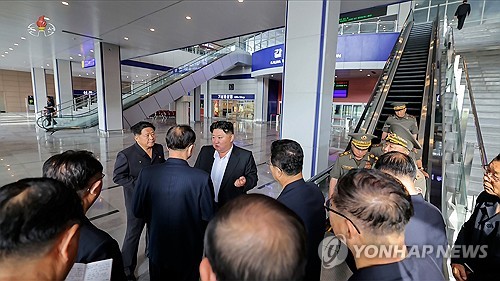 N. Korea's Kim inspects new facilities at Wonsan-Kalma resort