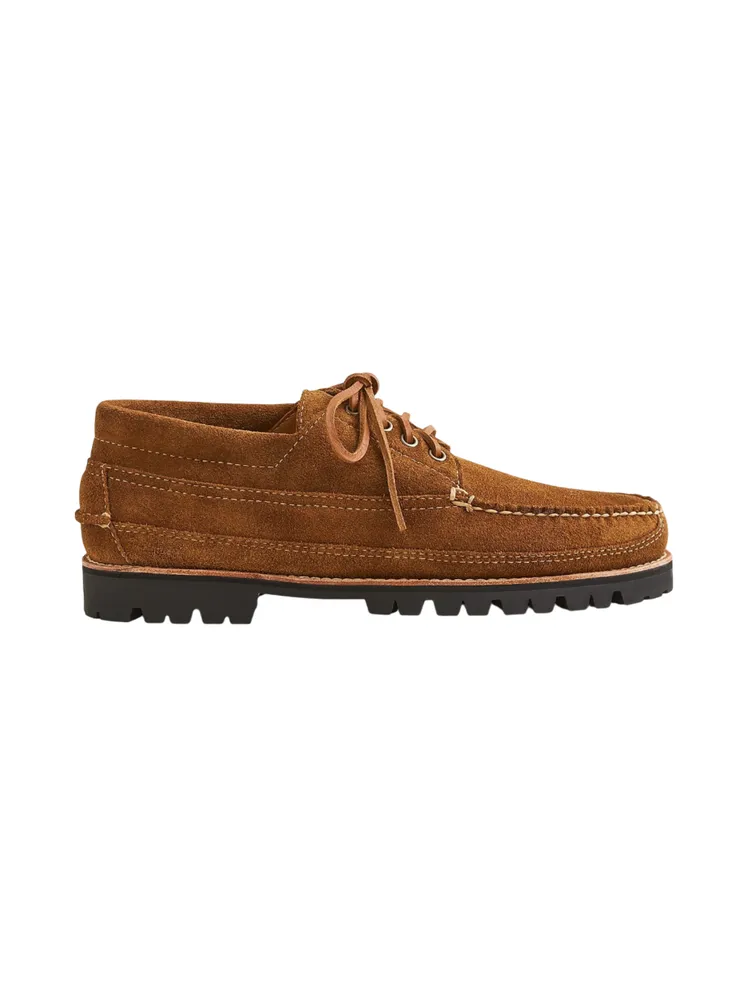 J.Crew Suede Work Shoes with Lug Soles
