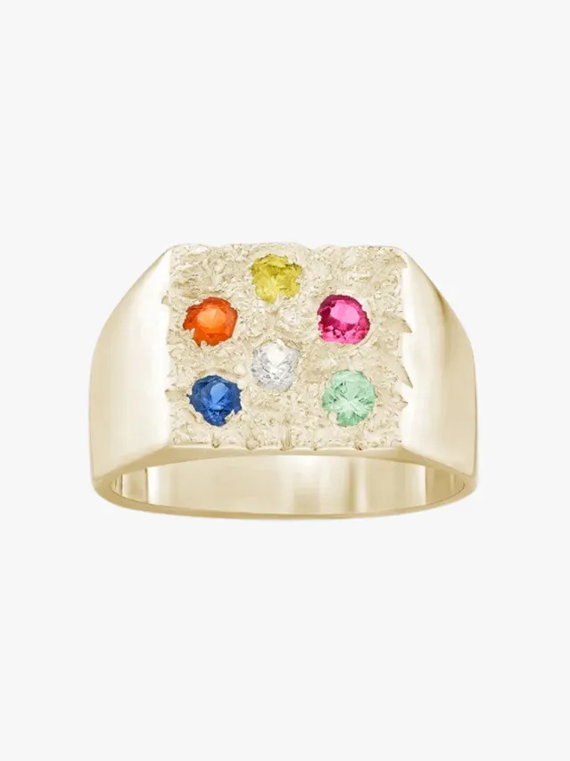 Image may contain: Accessories, Jewelry, Gemstone, Ring, and Plate