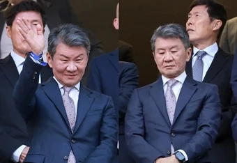  멕시코전 지켜보는 정몽규 회장 [조별리그 | 대한민국 vs 멕시코]
