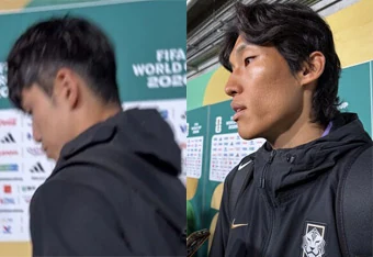 '최악 실점' 후 믹스트존…이기혁은 지나가고, 김승규는 침착했다 [조별리그 | 대한민국 vs 멕시코]