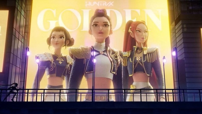 A scene from the Netflix animated film 'KPop Demon Hunters'